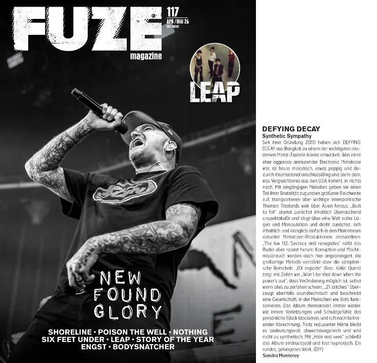 FUZE Magazine — Cover feature · Defying Decay
