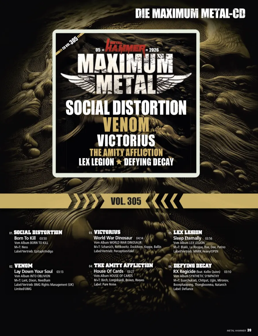 Metal Hammer Germany — Maximum Metal Vol.305 · Defying Decay